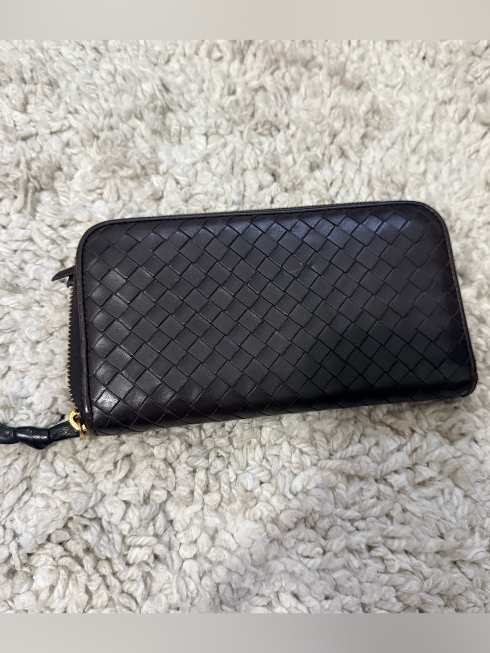 Bottega Veneta Brown Leather Interior Card Holder